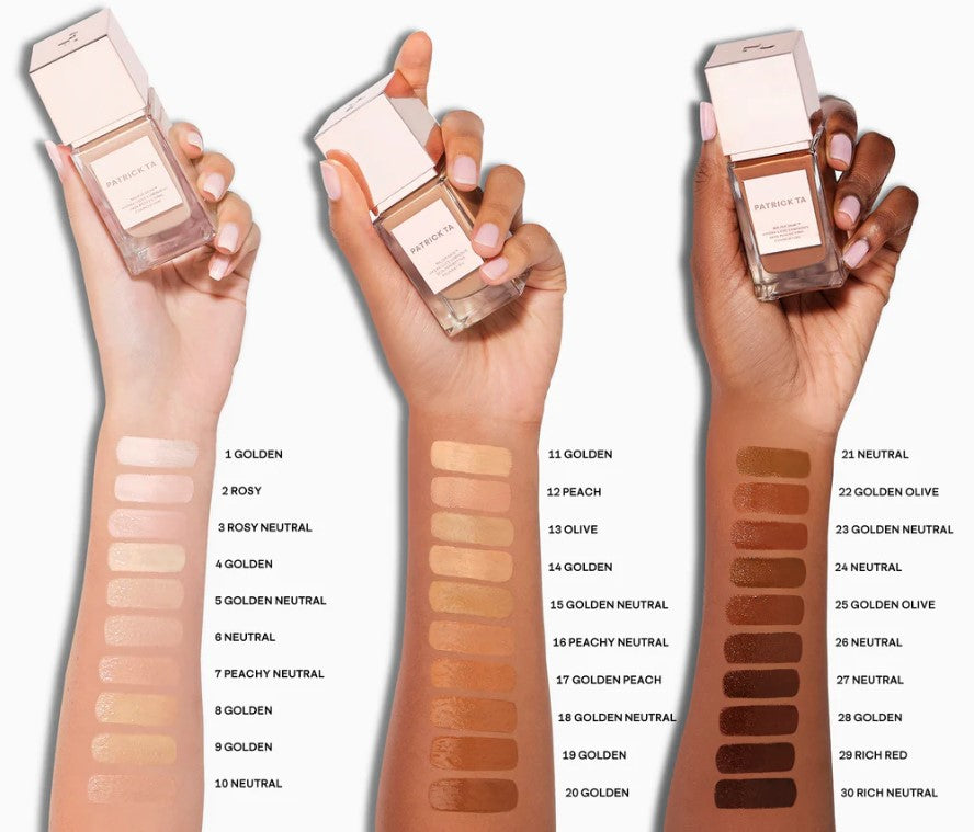 Patrick Ta: Major Skin Hydra-Luxe Luminous Skin Perfecting Foundation