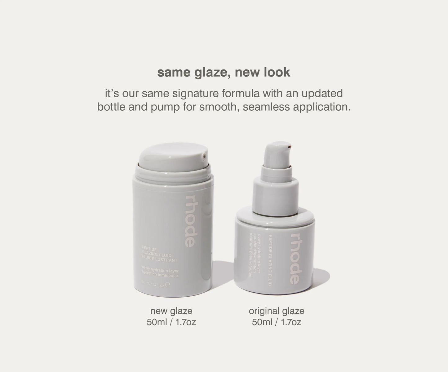 rhode: peptide glazing fluid
