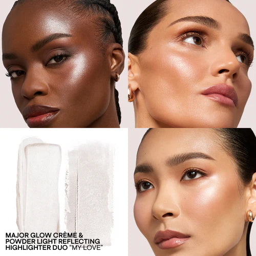 Patrick Ta Major Glow Creme & Powder Light Reflecting Translucent Highlighter Duo - My Love