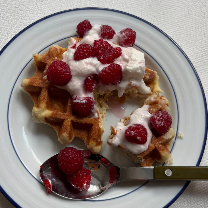 rhode pocket blush date cake - warm red berry